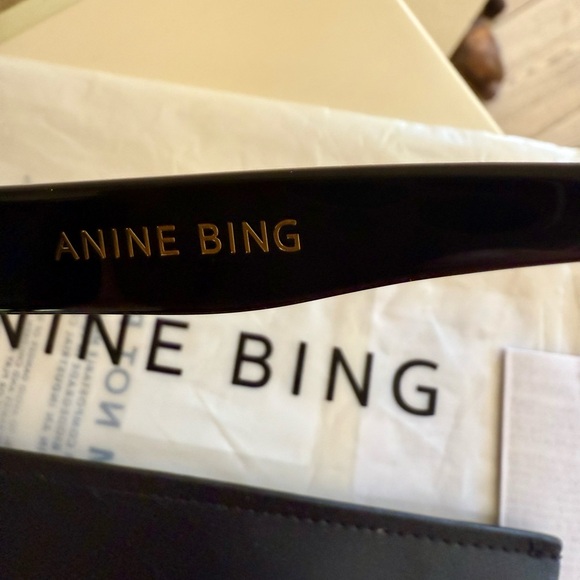 Anine Bing Indio Black Sunglasses - Picture 5 of 6